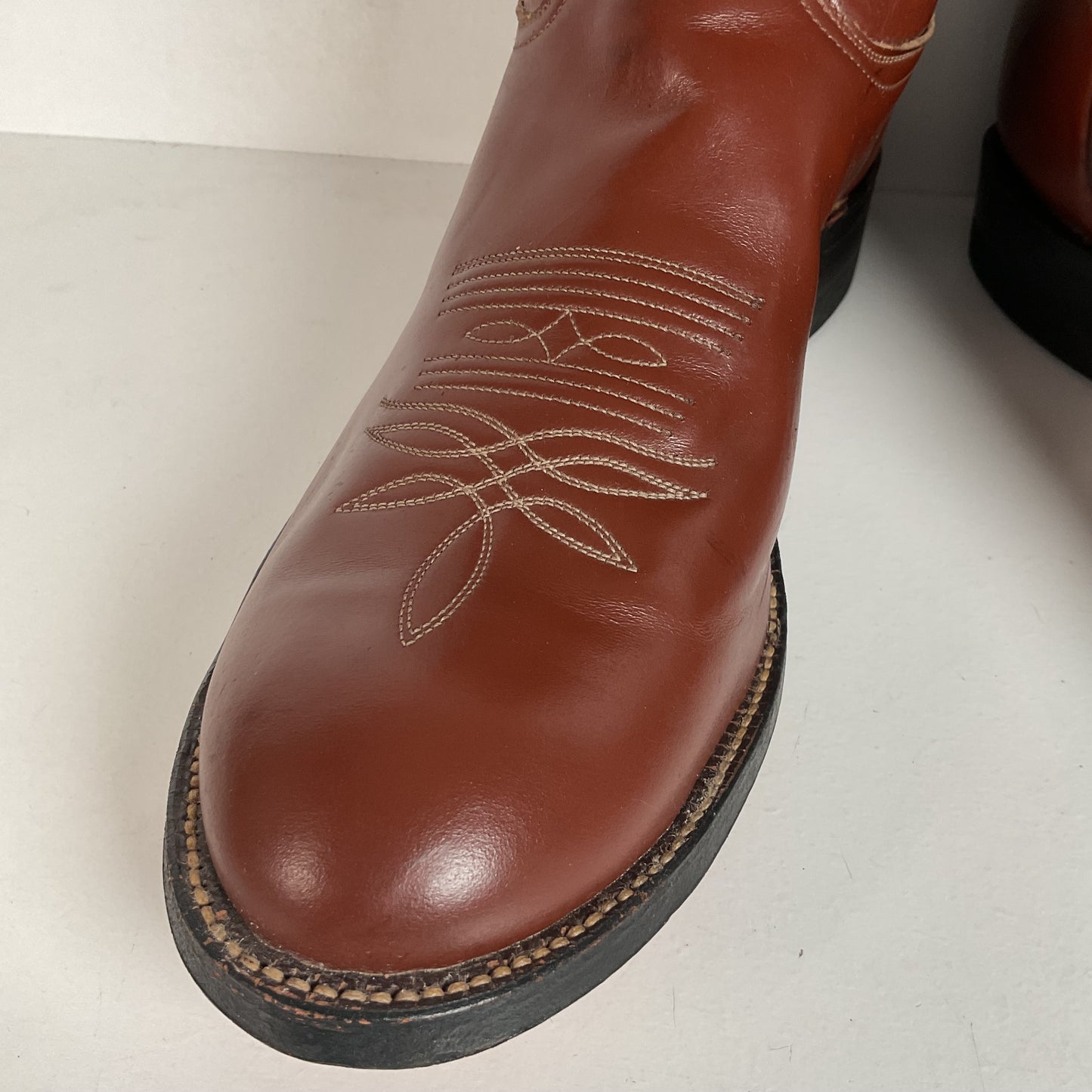 Vintage Tony Lama Calf Skin Roper Boots | Gold Label | Cowboy | Men’s 11.5 A