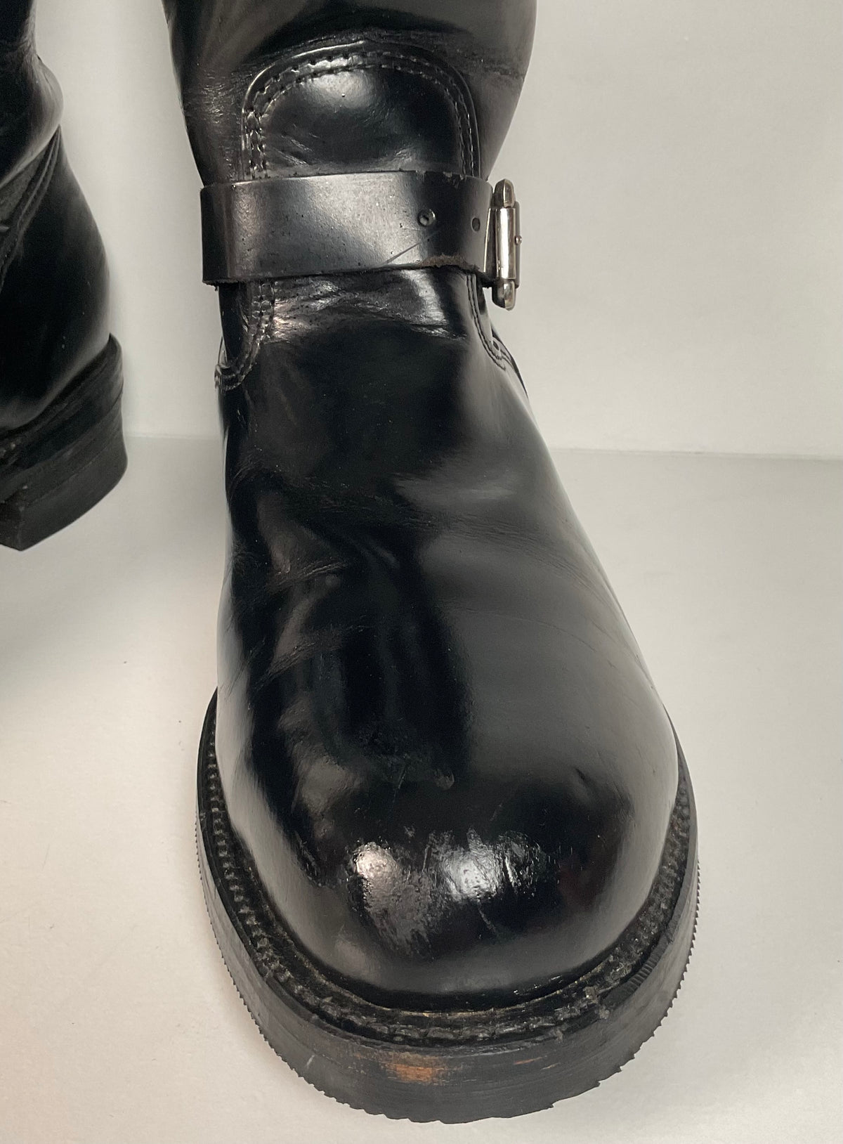 Chippewa Engineer Boots | Safety Toe | Distressed | USA Made | Men’s 13 EE