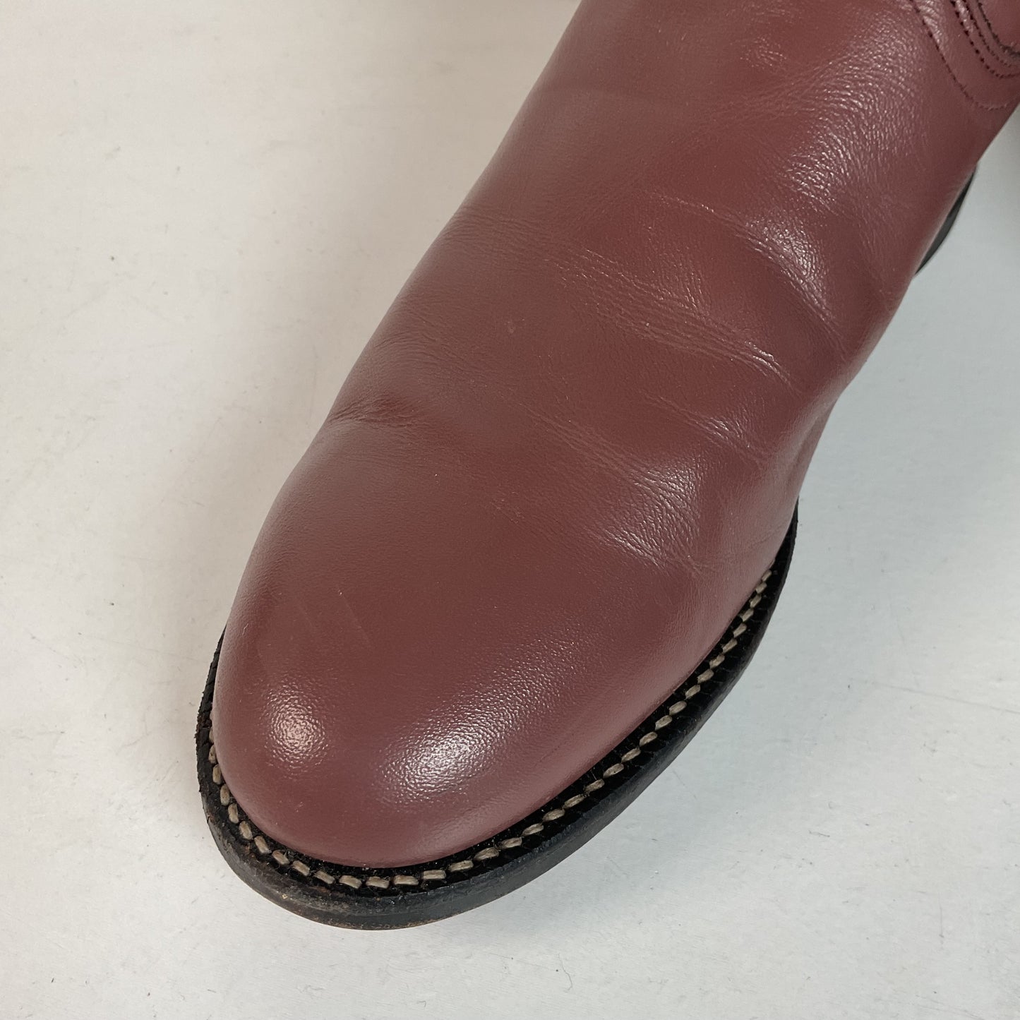 Justin Cowgirl Roper Boots | USA Made | Purple Mauve | Women’s 7 B