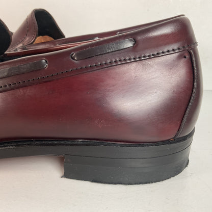 Vintage 1970s Hanover Handsewn Moccasin Loafers 10 D Genuine Shell Cordovan