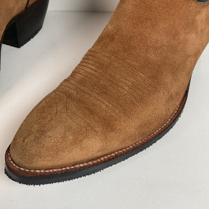 Little’s San Antonio Custom Cowboy Boots | Suede Rough Out | Men’s 11 D