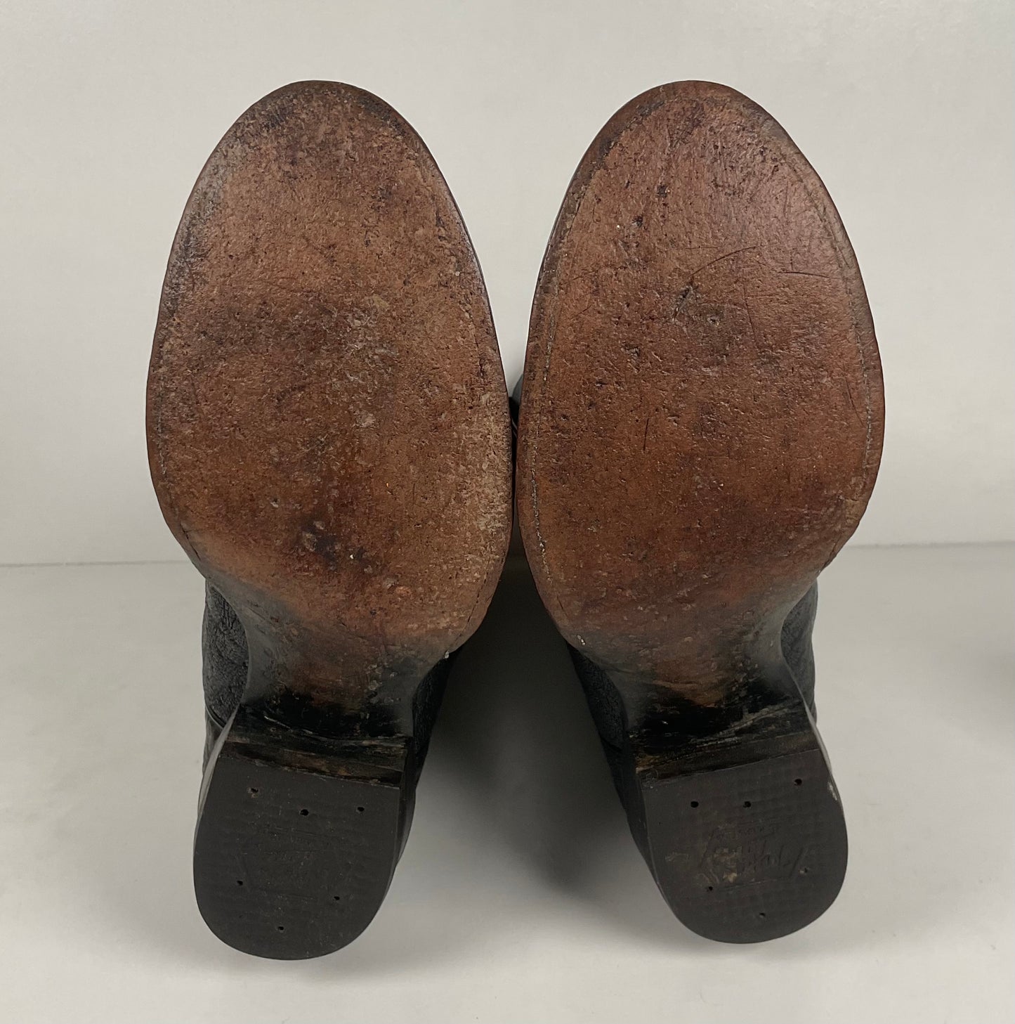 Vintage Tony Lama Cowboy Boots | Nocona Belt | Safari | Gold Label | Men’s 10 D