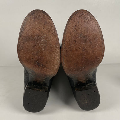 Vintage Tony Lama Cowboy Boots | Nocona Belt | Safari | Gold Label | Men’s 10 D
