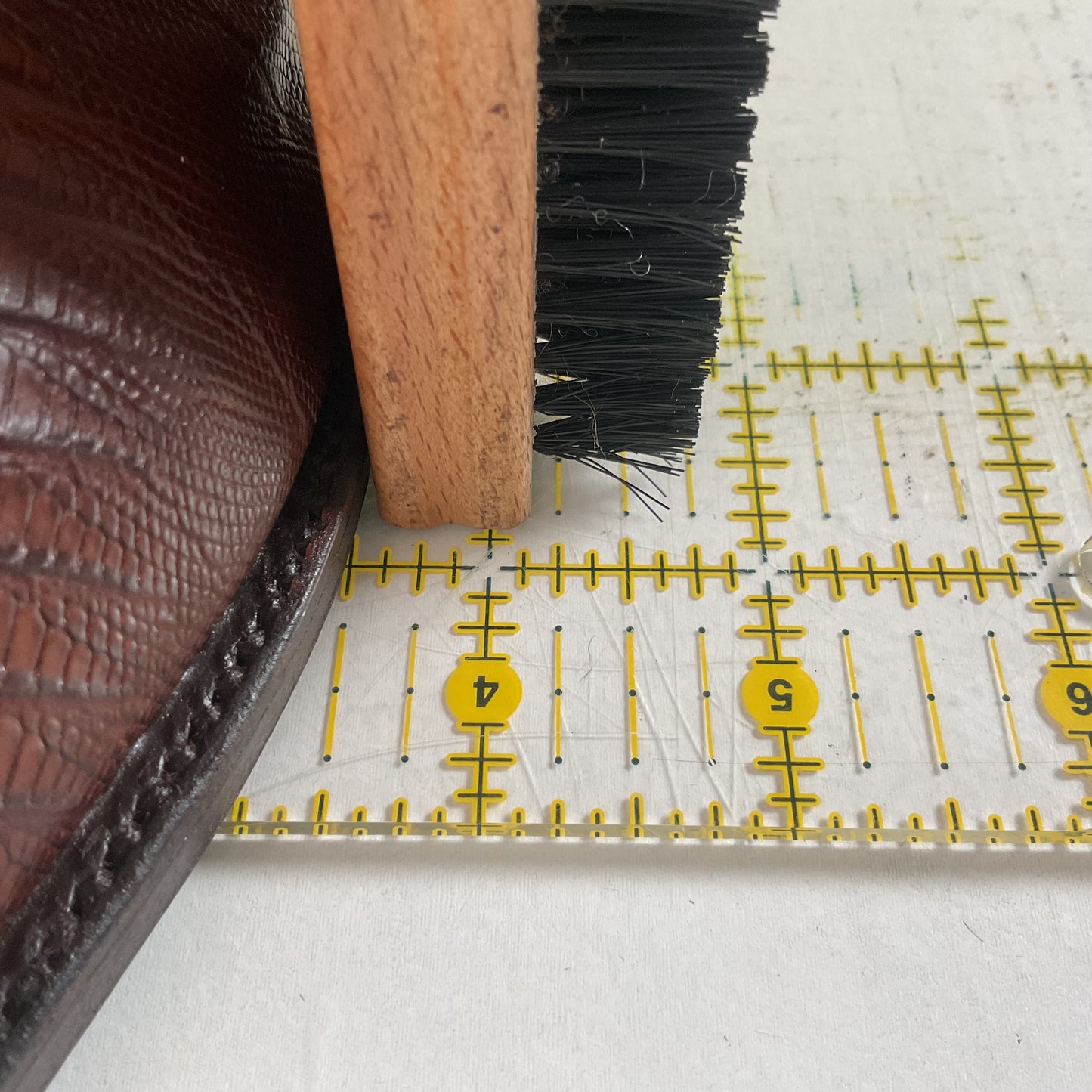 Vintage Larry Mahan Teju Lizard Cowgirl Boots | Pig Skin Suede Shaft | 6.5 B