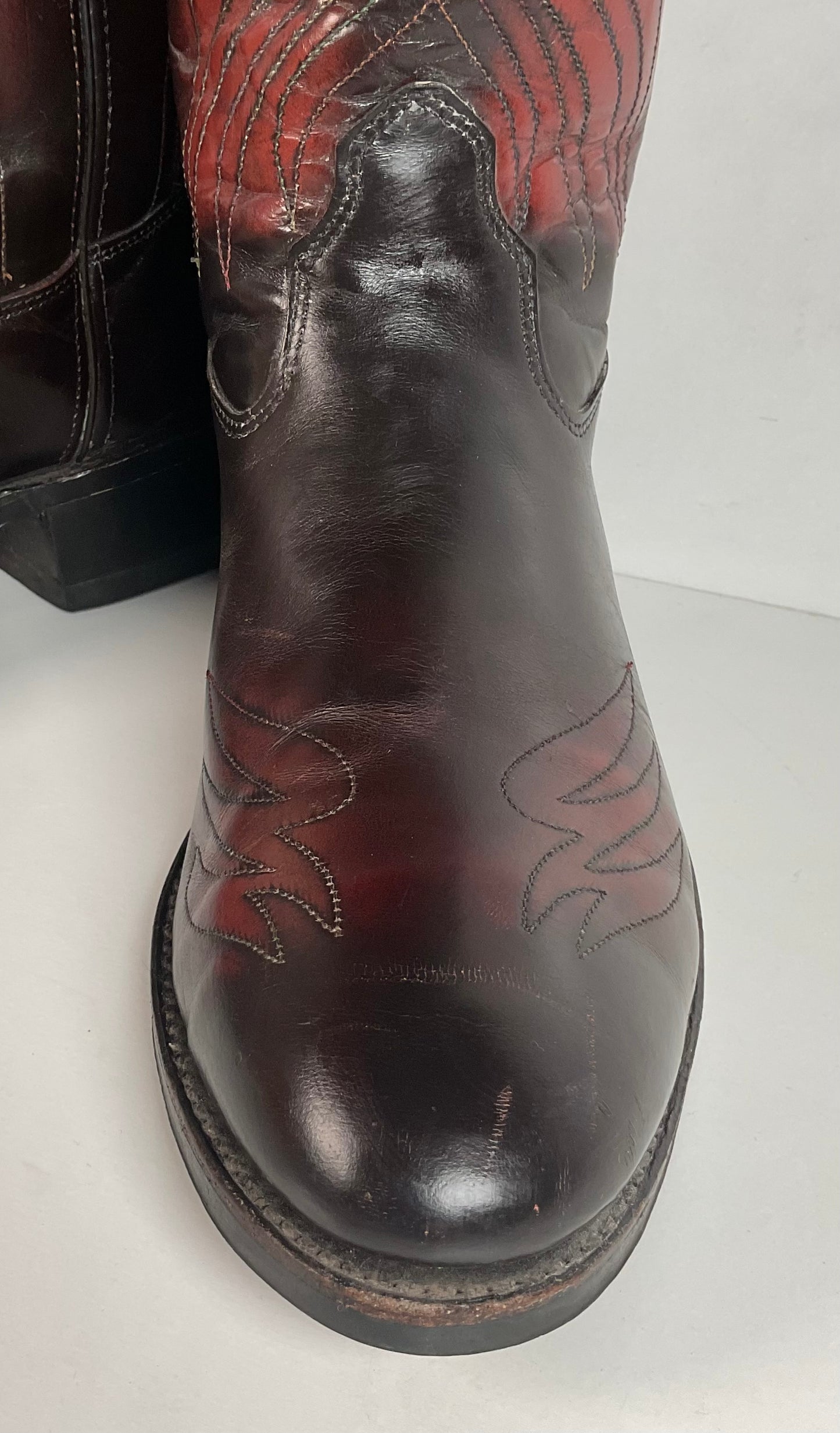 Vintage 1970s Iron Age Thunderbird Cowboy Boots 10.5 D USA Made