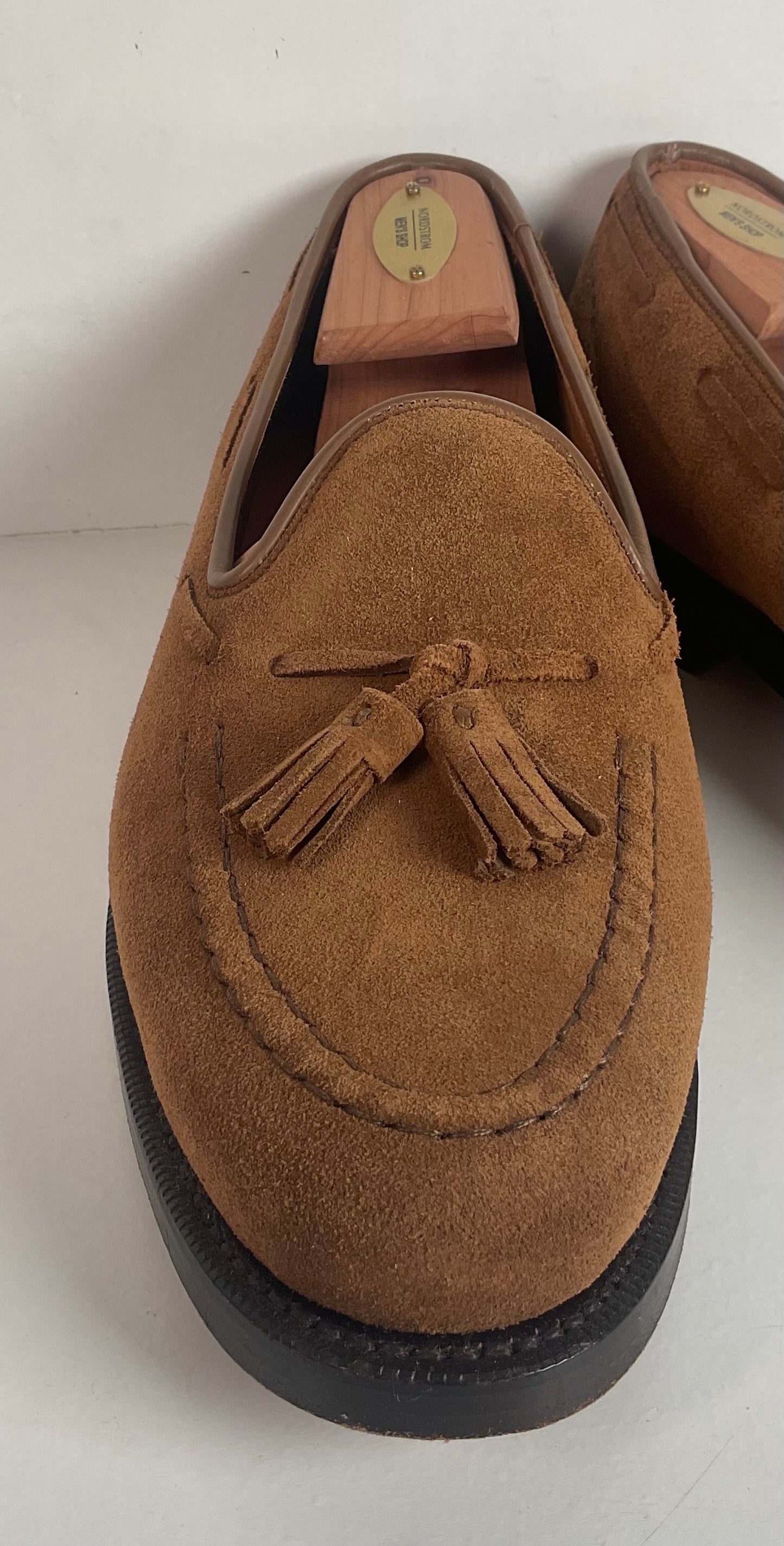 Polo Ralph Lauren Suede Tassel Loafers Men’s 9 D Goodyear Welted