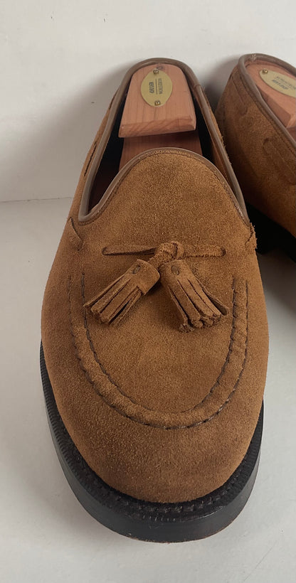 Polo Ralph Lauren Suede Tassel Loafers Men’s 9 D Goodyear Welted