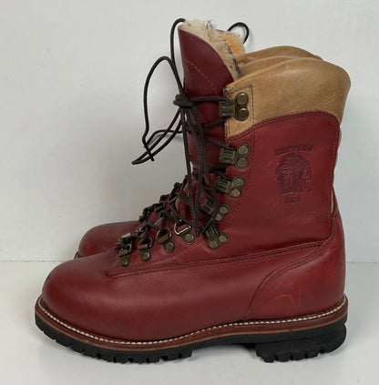 Chippewa Kush N Kollar Shearling Mountaineering Boots Men’s 6.5 E | 7.5 Women’s