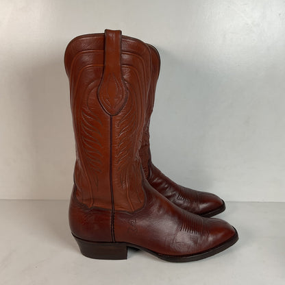 Vintage T.O. Stanley Goat Seville Cowboy Boots 10.5 D Recraft