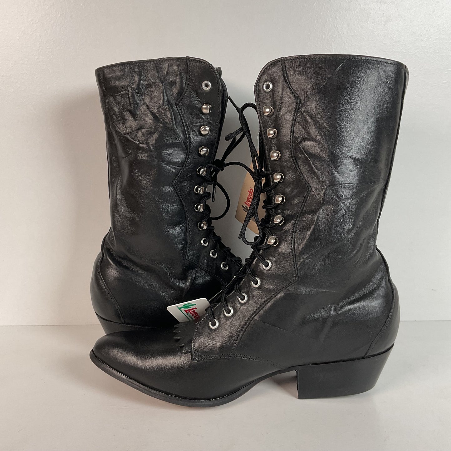 Laredo Edwardian Lace Up Boots | Western Packer | USA Made | Women’s 7 M