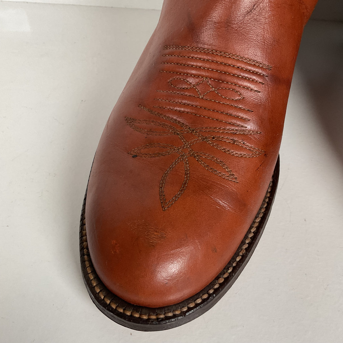 Vintage Tony Lama Tall Cowgirl Boots | Gold Label | Men’s 6.5 C | Women’s 7.5