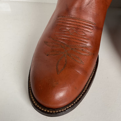 Vintage Tony Lama Tall Cowgirl Boots | Gold Label | Men’s 6.5 C | Women’s 7.5