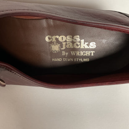 Vintage Wright Loafers | Hand Sewn Moccasins | Burgundy | Men’s 12 C