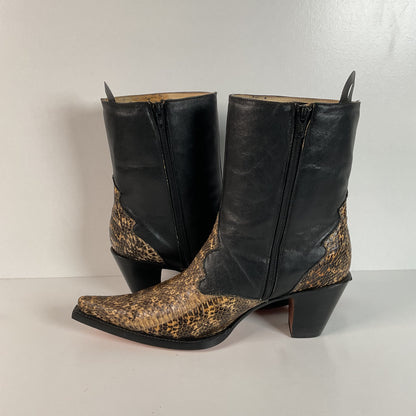 Western Stiletto Boots | Water Snake | Snakeskin | Exotic | Women’s 10
