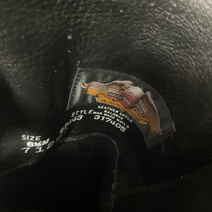 Vintage Harley Davidson Tall Motorcycle Boots 6.5 M Lace Up USA Made