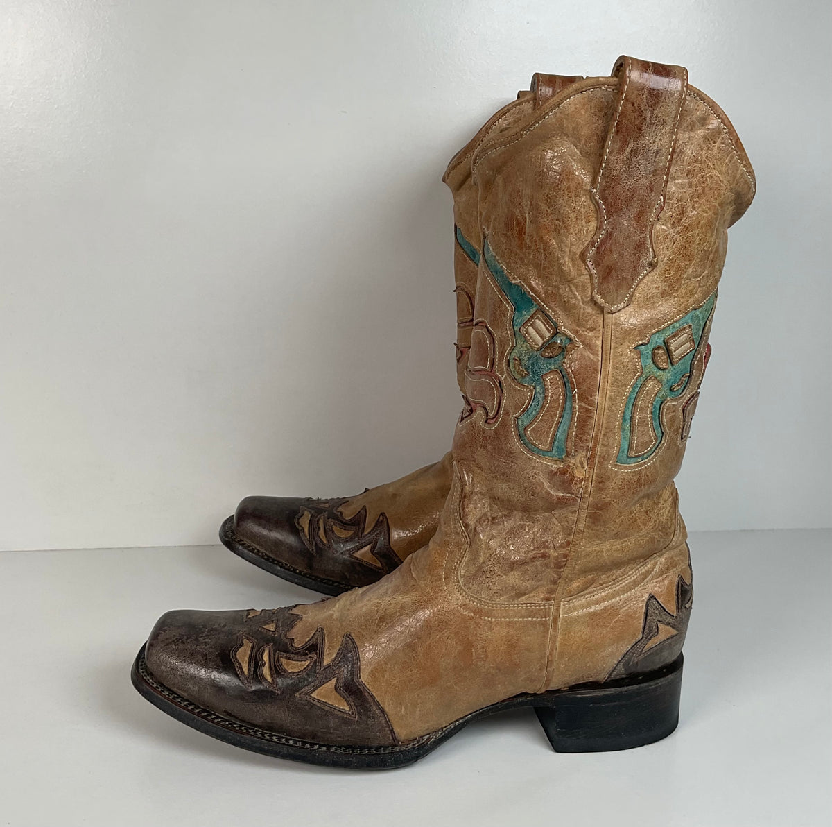 Corral Heart Breaker Cowgirl Boots | Tooled Heartbreaker Inlay | Women’s 11 M