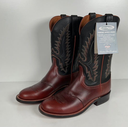 Lucchese 2000 Cowboy Boots | USA Made | Extra Wide | Men’s 8.5 EE