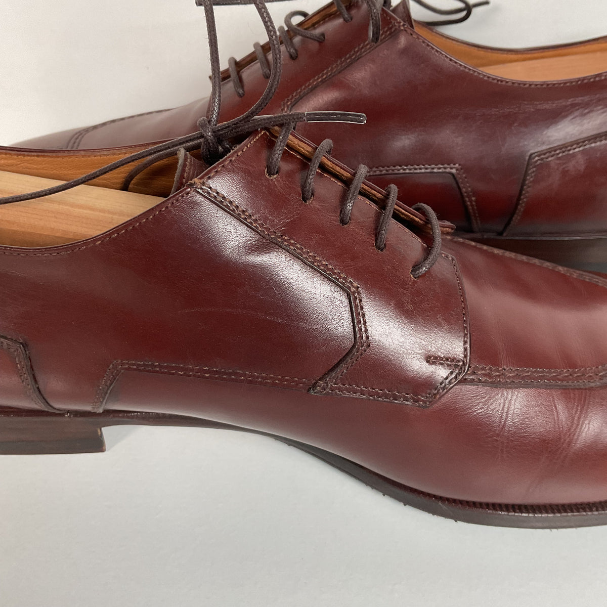 Santoni Classico | Split Toe Derby Shoes | Men’s 11.5 D