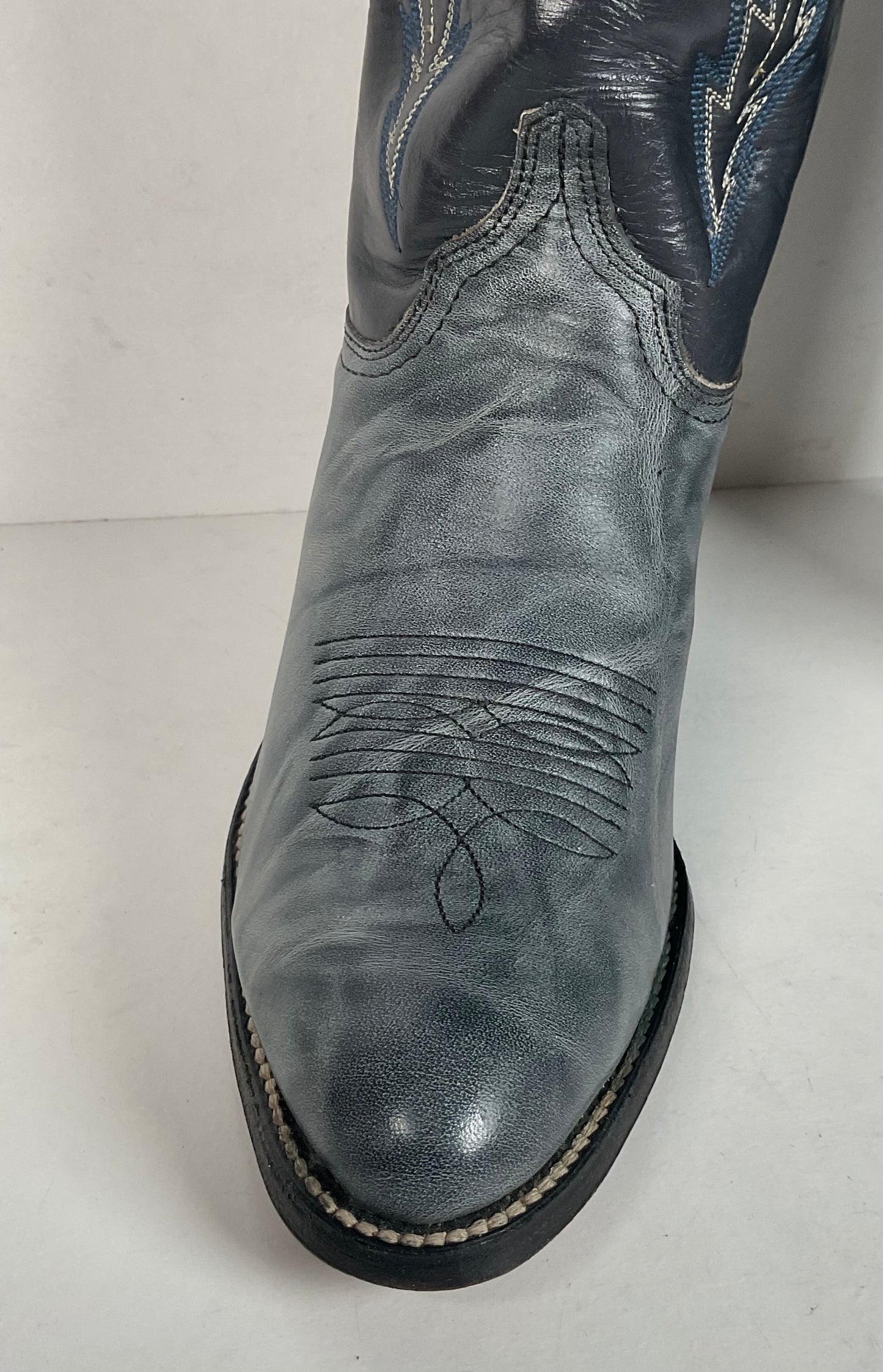 Vintage Abilene Cowgirl Boots | USA Made | Marbled Leather | Women’s 8 M
