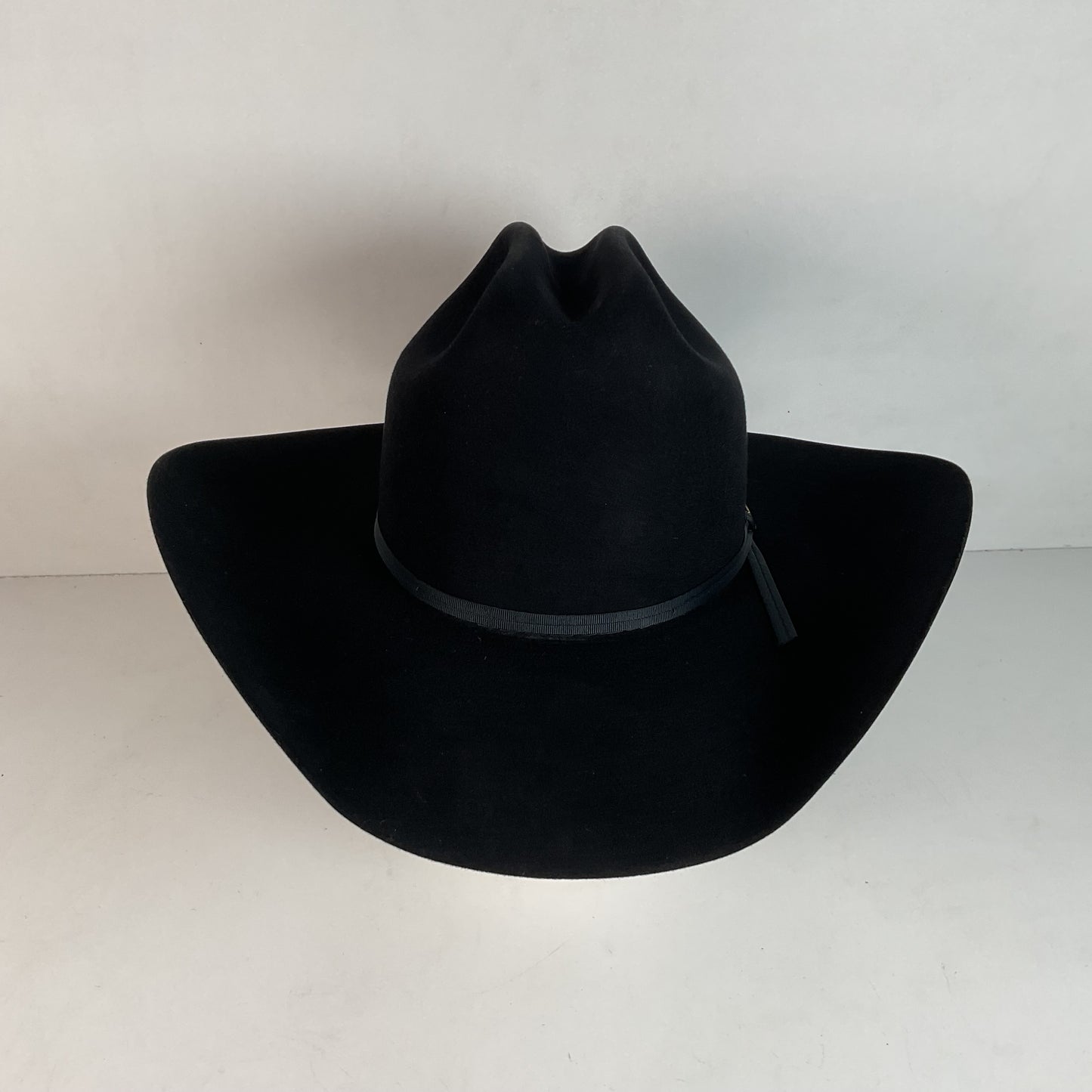Vintage Milano Larry Mahan Cowboy Hat 6 5/8 Ridgetop Black 5X USA Made