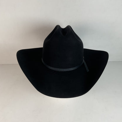 Vintage Milano Larry Mahan Cowboy Hat 6 5/8 Ridgetop Black 5X USA Made