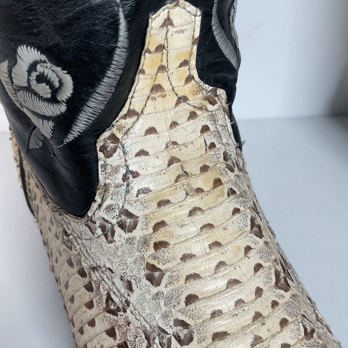Vintage Code West Viper Snakeskin Cowgirl Boots | Exotic | Women’s 9 M
