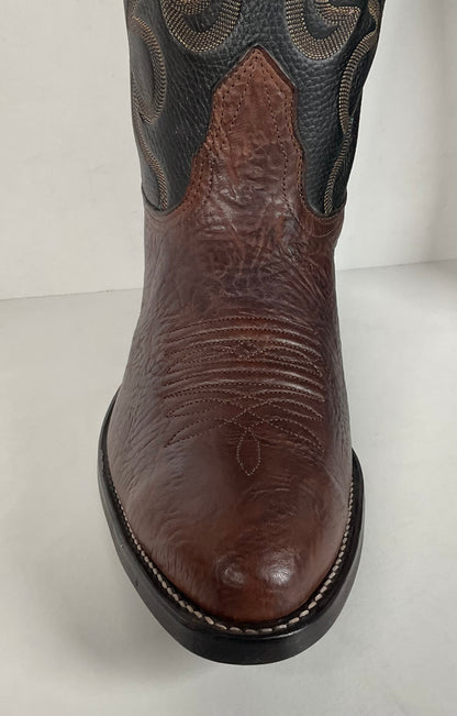 Vintage Nocona Bull Shoulder Cowboy Boots | USA Made | Men’s 10 EE