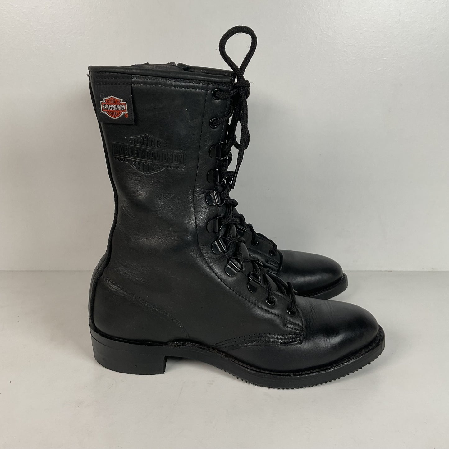 Vintage Harley Davidson Lace Up Boots | USA Made | Women’s 7.5 M