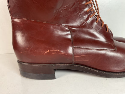 Vintage Justin Jodhpur Lace-Up Boots | Military Style | USA Made | Men’s 12 B