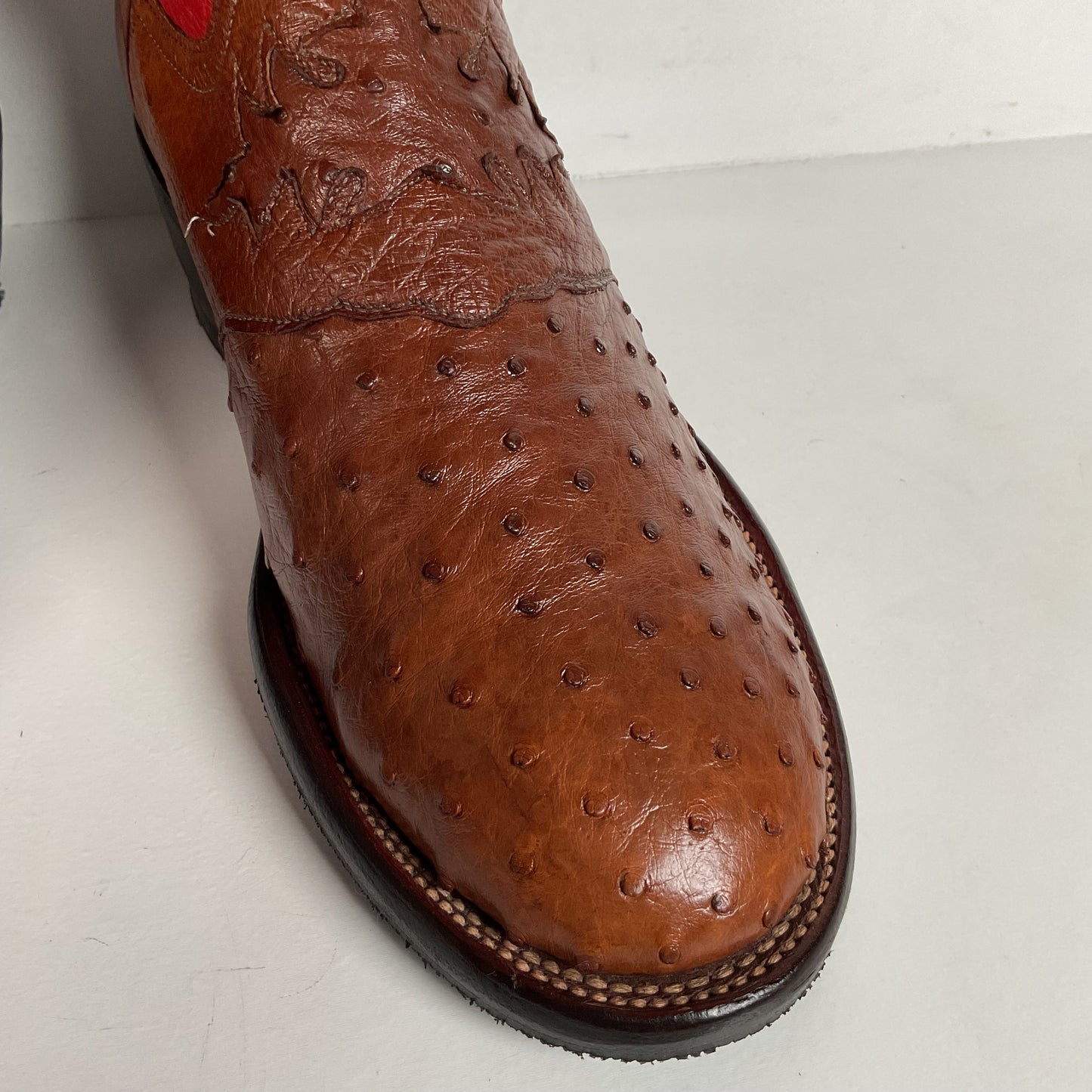 Lucchese 2000 Cowboy Boots | Full Quill Ostrich | Exotic | Men’s 8.5 D