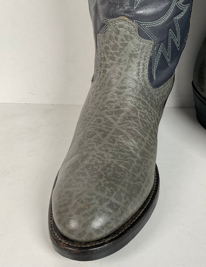 Vintage Red Wing Bullhide Cowboy Boots | USA Made | Grey | Men’s 8.5 D