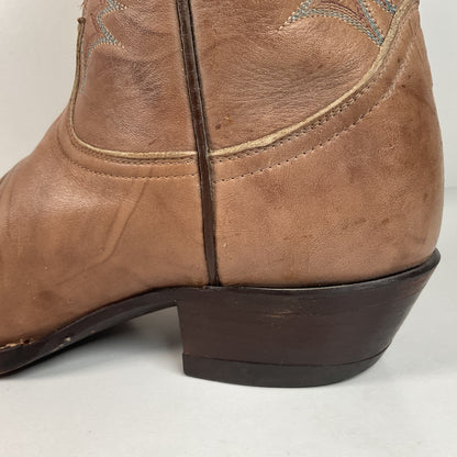 Vintage Tony Lama Gold Label Cowboy Boots | Marbled Leather | Men’s 8 D