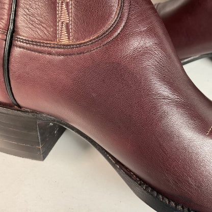 Lucchese San Antonio Cowboy Boots — French Toe — Men’s 8 D