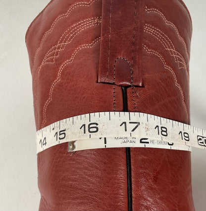 Vintage Frye Cowboy Boots | Chocolate Cow | USA Made | 1980s | Men’s 11 D