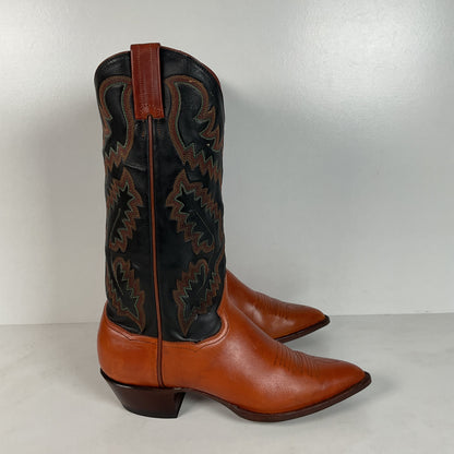 Vintage Panhandle Slim Cowgirl Boots | Sienna Brown | Women’s 8.5 B