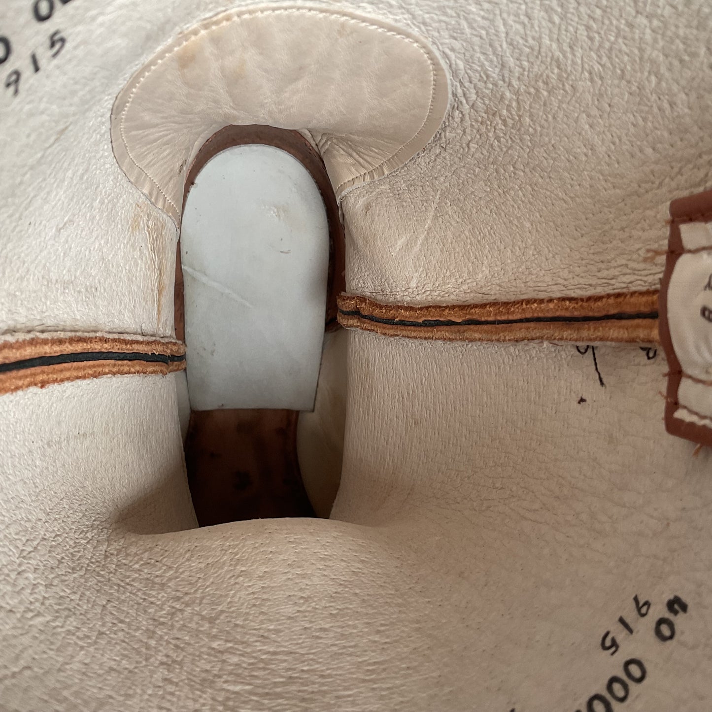 Olathe Brown Mule Cowboy Boots 9.5 D USA Made