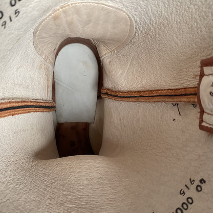 Olathe Brown Mule Cowboy Boots 9.5 D USA Made