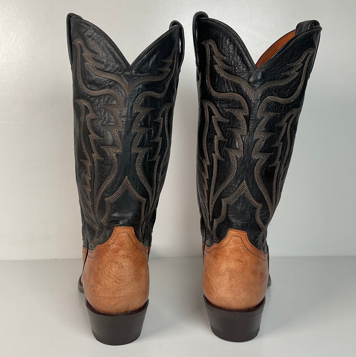 Vintage Tony Lama Bull Shoulder Cowboy Boots | USA Made | Men’s 9 D
