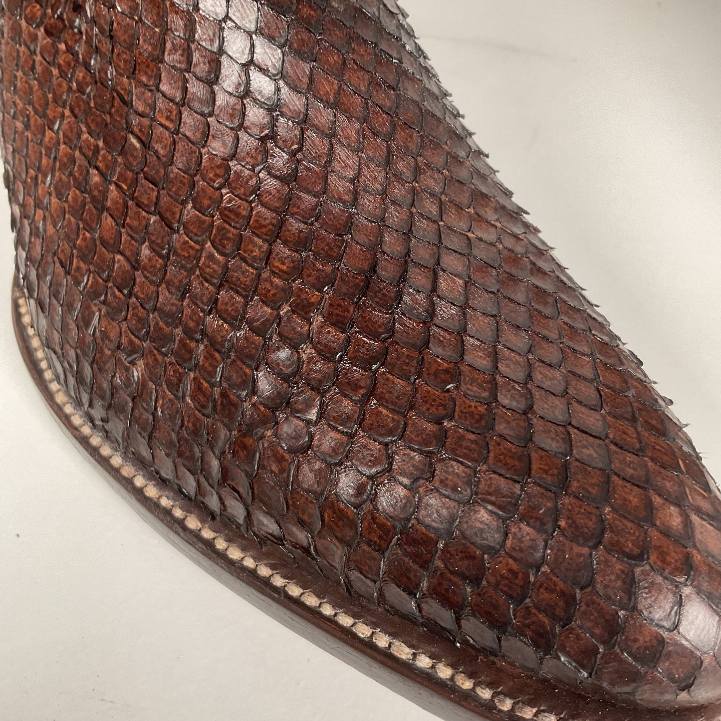 Vintage Anaconda Snakeskin Cowboy Boots | Exotic | Mex 29 | US 11