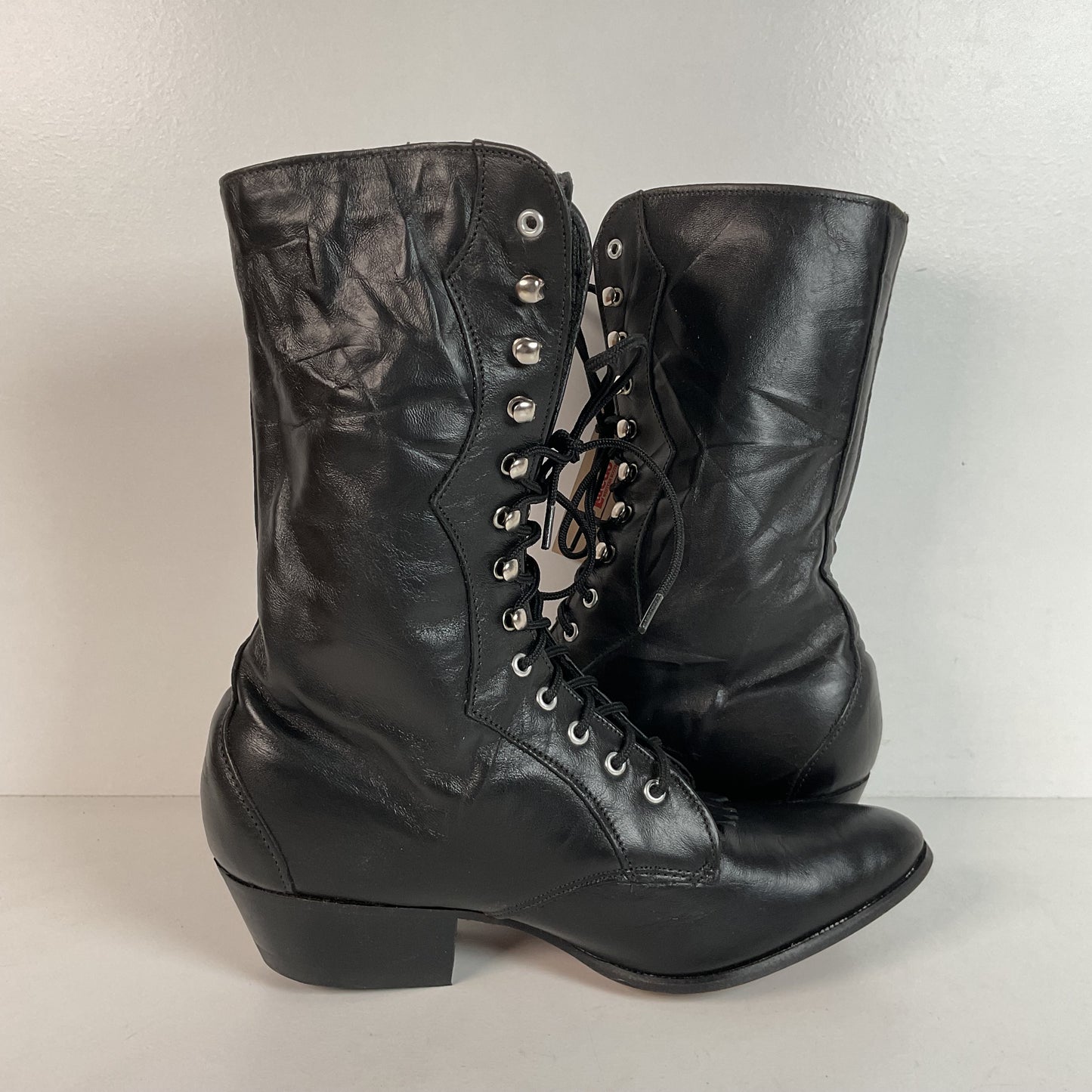 Laredo Edwardian Lace Up Boots | Western Packer | USA Made | Women’s 7 M