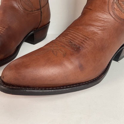 Vintage Dan Post Apache Cowboy Boots | USA Made | Distressed | Men’s 12 D