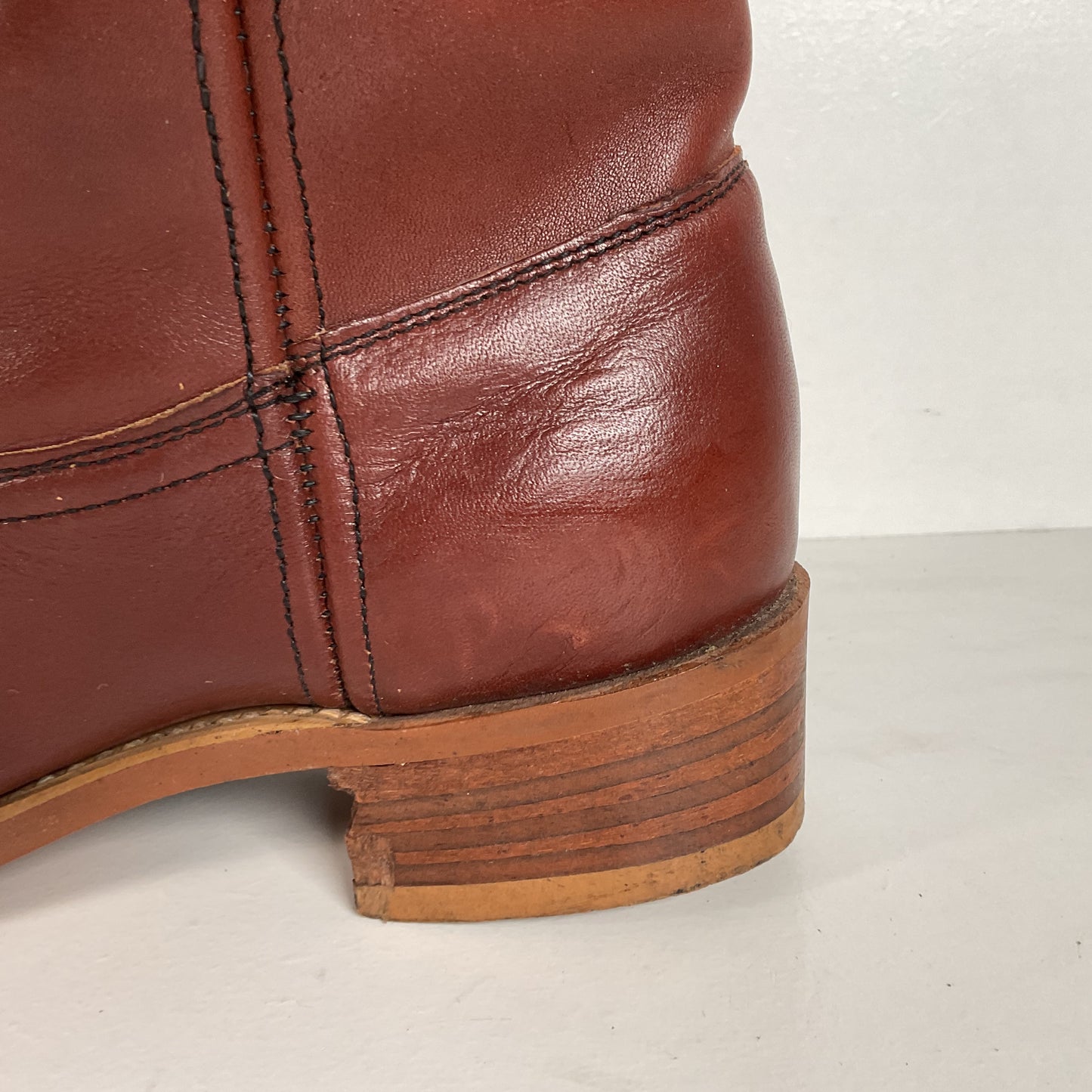 Vintage Western Campus Boots | Chunky | USA Made | Women’s 7 B