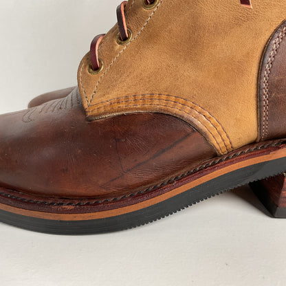 Vintage Chippewa Crazy Horse Packer Boots | USA Made | Men’s 9 D