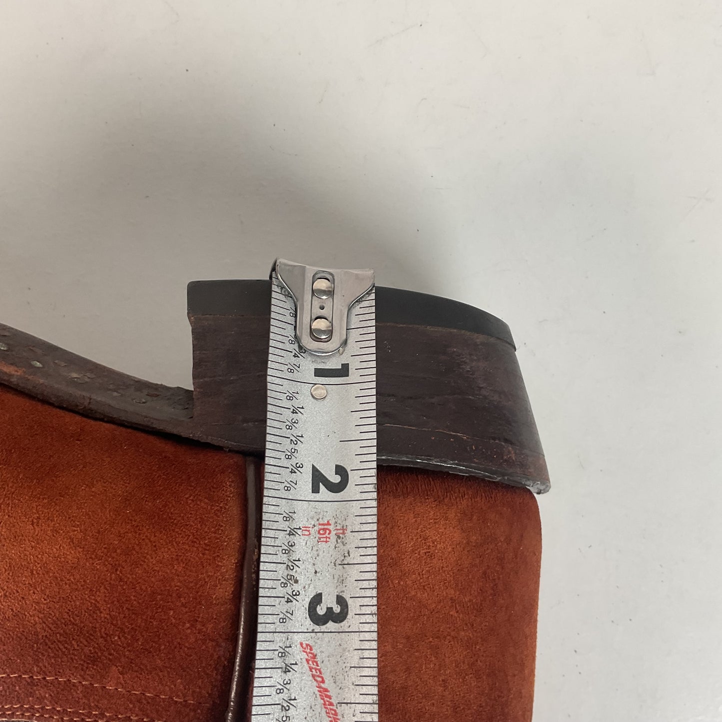 Vintage Tony Lama Pig Skin Suede Cowboy Boots 9 E Gold Label