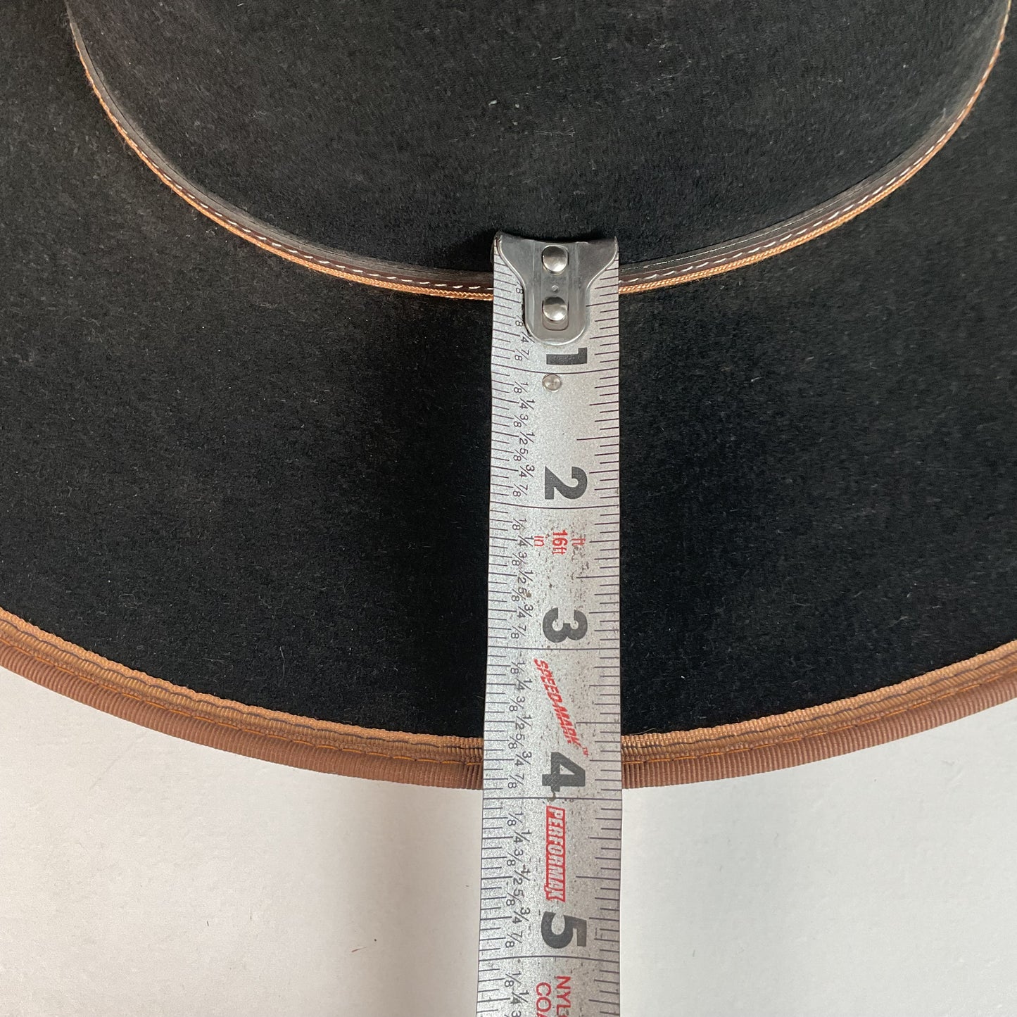 Vintage Stetson Cowboy Hat Black Felt XXX USA Made