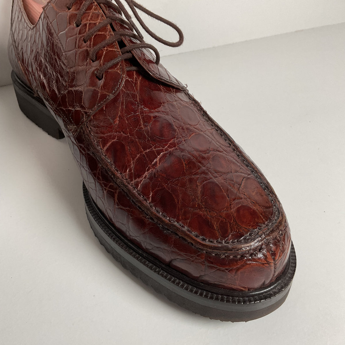 Mezlan Full Crocodile Derby Shoes | Salzburg | Exotic | Men’s 10.5