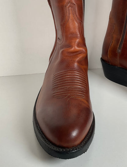 Lucchese Western Side Zip Boots | Ankle | Classics Handmade | 10.5 EE