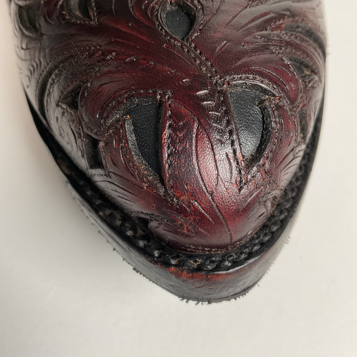 Tres Outlaws Custom Cowboy Boots | Tooled Wingtip Triad | Men’s 16 E