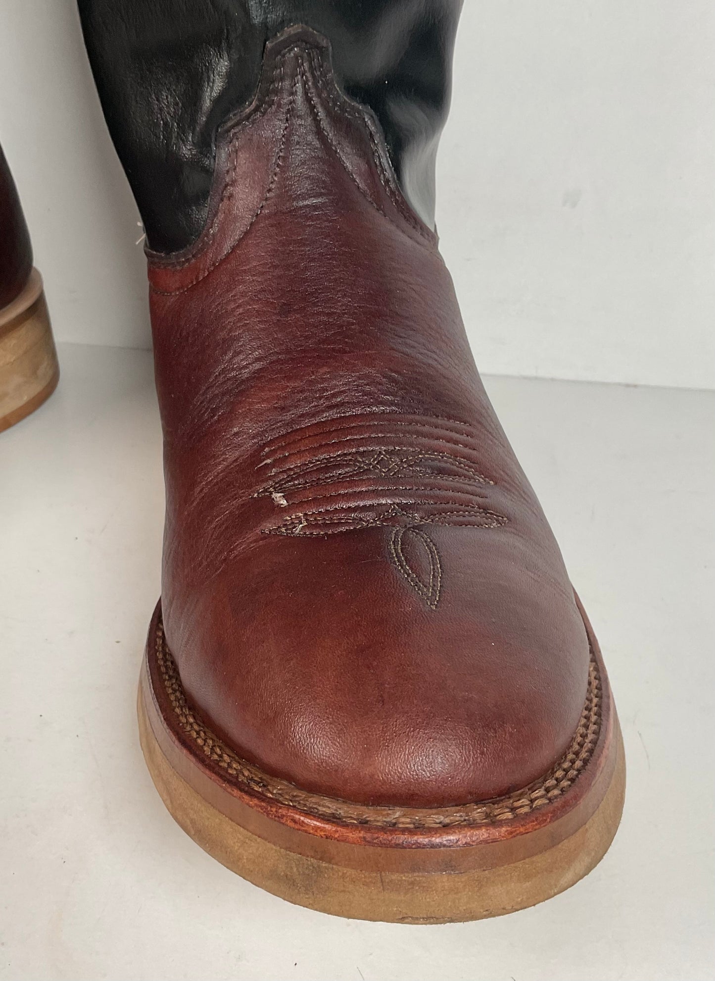 Vintage Laredo Crepe Roper Boots | Cowboy | USA Made | Men’s 13 D