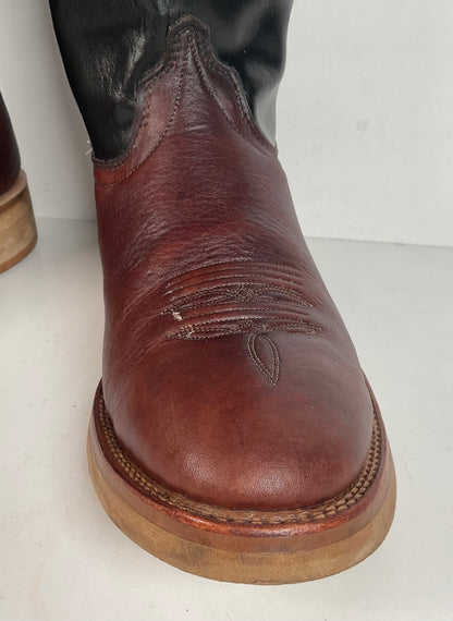 Vintage Laredo Crepe Roper Boots | Cowboy | USA Made | Men’s 13 D
